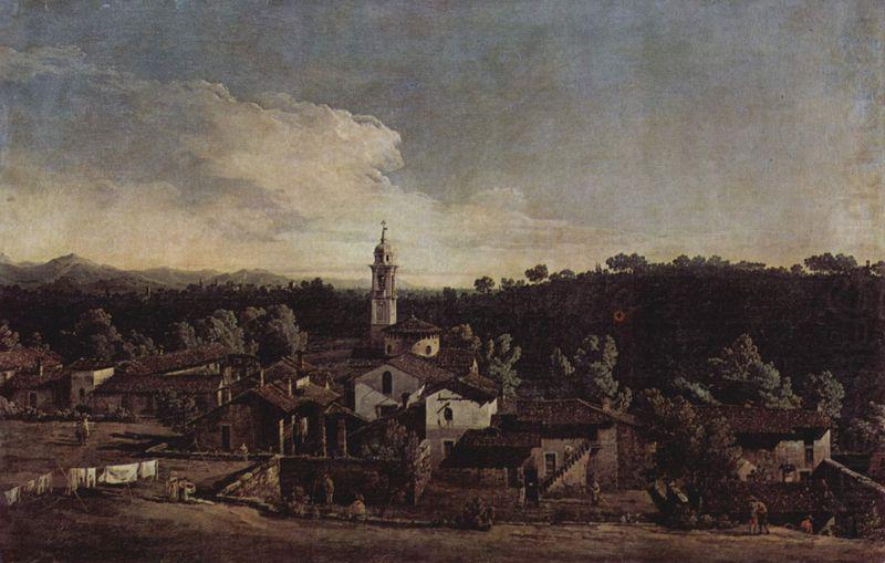 Bernardo Bellotto Das Dorf Gazzada, Blick vom Suden